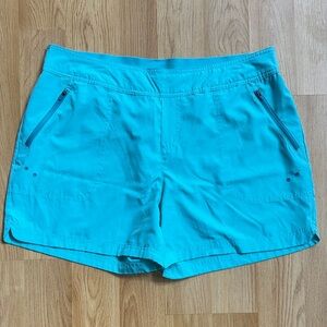 Pacific Trail Size XL X-Large workout gym Women's aqua Turquoise Shorts
